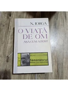 O viata de om asa cum a fost - N. Iorga