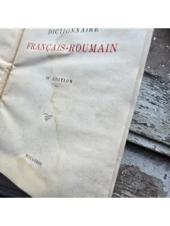 Dictionnaire Français-Roumain, Roumain-Francais (editia IV/1986) - Const. Şăineanu
