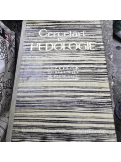 Cercetari de pedologie, lucrarile Conferintei de Pedologie, Bucuresti, septembrie 1958