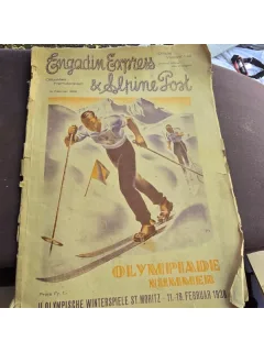 Engadin Express & Alpine Post, Olympiade Nummer, feb. 1928