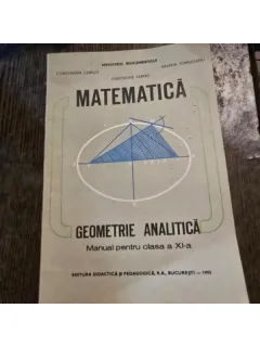 Matematrica. Geometrie analitica, manual pentru clasda a XI-a - Constantin Udriste