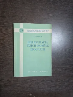 Bibliografia fizicii române - C. G. Bedreag