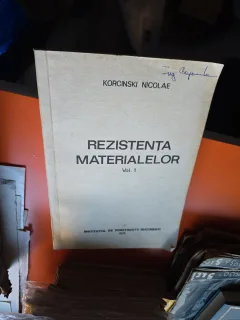 Rezistenta materialelor Vol. 1 - Korcinski Nicolae