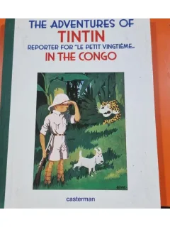 The adventures of Tintin. Reporter of Le Petit Vingtieme in the Congo  carte benzi desenate