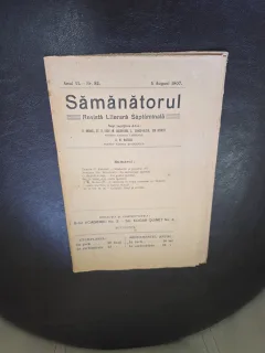 Revista Samanatorul, revista literara saptamanala nr.32/1907