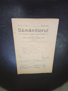 Revista Samanatorul, revista literara saptamanala nr.30/1907