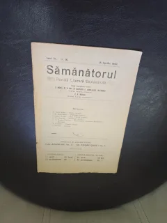 Revista Samanatorul, revista literara saptamanala nr.16/1907