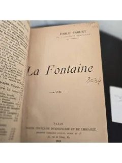 La Fontaine - Emile Faguet