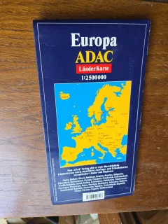 Europa ADAC Länder Karte - ADAC Verlag