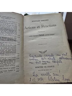 Actions et Reactions - Rudyard Kipling septieme edition
