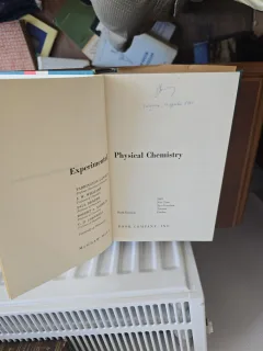Experimental Physical Chemistry - Farrington Daniels, J. W. Williams, Paul Bender, Robert C. Alberty, Robert O. Cornwell