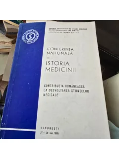Conferinta nationala de istoria medicinii 27-29 mai 1965