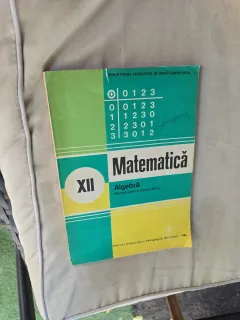 Matematică XII - Ministerul Educației și Învățământului