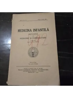 Revista Medicina infantila nr.3-4/1938