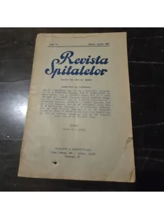 Revista spitalelor Anul VII Martie-Aprilie 1942