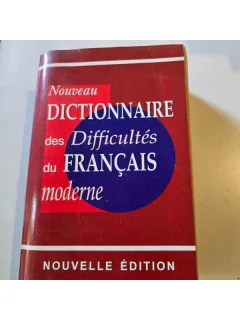 Nouveau dictionnaire des difficultes du francais moderne