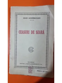 Ceasuri de seara - Ioan Agarbiceanu
