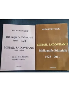 Mihail Sadoveanu - Bibliografie Editoriala - Gheorghe Visoiu (2 volume + 2 CD-uri)
