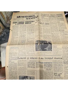 Ziarul Muncitorul Sanitar 1 februarie 1958