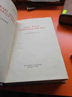 OPERE. VOLUMUL 11 - KARL MARX FRIEDRICH ENGELS 1961