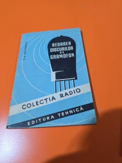 Redarea discurilor de gramofon - D.D. Grigorescu 1959