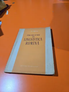 Probleme de lingvistică română - D. Macrea 1961