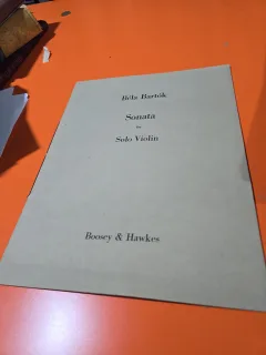 Sonata for Solo Violin, partitura - Béla Bartók -