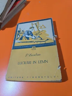 LUCRĂRI ÎN LEMN - P. Leontiev 1957