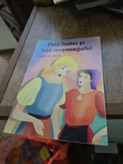 Fata babei și fata moșneagului, carte de colorat