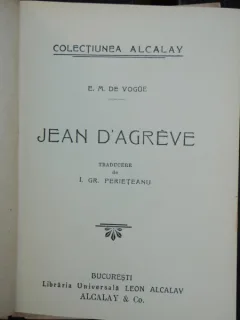 JEAN D'AGREVE - E.M. DE VOGUE