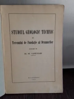 STUDIUL GEOLOGIC TECHNIC AL TERENULUI DE FUNDATIE AL DRUMURILOR