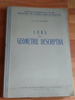 CURS DE GEOMETRIE DESCRIPTIVA-CONF. HORIA BODNARESCU