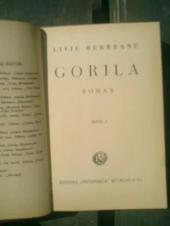 Gorila - Liviu Rebreanu
