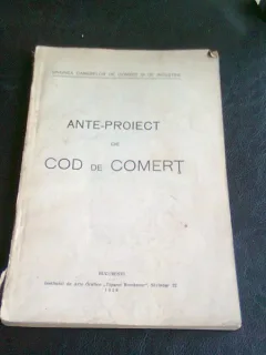 ANTE PROIECT DE COD DE COMERT