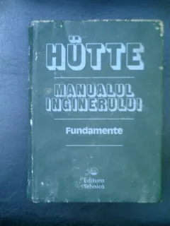 Hutte Manualul inginerului - fundamente
