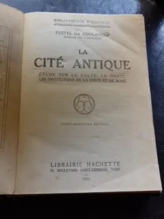 LA CITE ANTIQUE - FUSTEL DE CULANGES