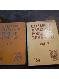 CATALOGUL MARCILOR POSTALE ROMANESTI 1984    2 VOLUME