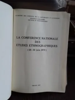 LA CONFERENCE NATIONALE DES ETUDES ETHNOGRAPHIQUES 1976  (CONFERINTA NATIONALA DE STUDII ETNOGRAFICE)
