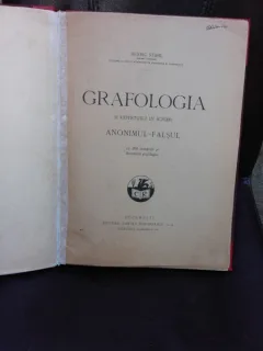 GRAFOLOGIA  SI EXPERTIZELE IN SCRIERI - HENRIC STAHL