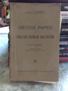 METODE RAPIDE DE ANALIZA CHIMICA CALITATIVA - I.N. CIOCHINA