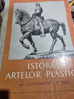 ISTORIA ARTELOR PLASTICE DE CONSTANTIN SUTER , VOL I , 1963