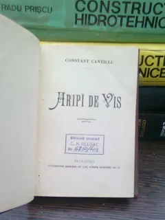 Aripi de Vis - Constant Cantilli, editie veche 1903