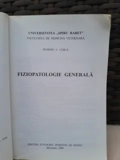 FIZIOPATOLOGIE GENERALA - DUMITRU C. CURCA