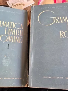 GRAMATICA LIMBII ROMANE , 2 VOL , ACADEMIA REPUBLICII POPULARE ROMANE