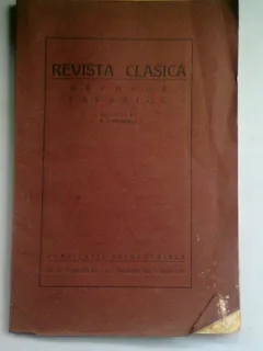 Revista clasica Orpheus Favonius tom. III. NR.1-2 1931 - N. I. Herescu