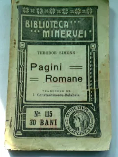 PAGINI ROMANE - THEODOR SIMONS