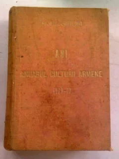 ANI. ANUAR DE CULTURA ARMEANA 1942-1943 - H. DJ. SIRUNI
