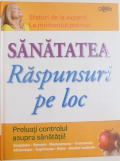 SANATATEA , RASPUNSURI PE LOC , PRELUATI CONTROLUL ASUPRA SANATATII