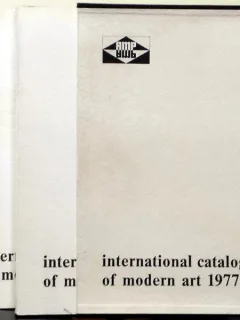 INTERNATIONAL CATALOGUE OF MODERN ART 1977-78   2 VOLUME