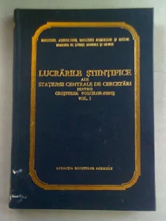 LUCRARILE STIINTIFICE ALE STATIUNII CENTRALE DE CERCETARI PENTRU CRESTEREA PORCILOR -  PERIS  VOL.I